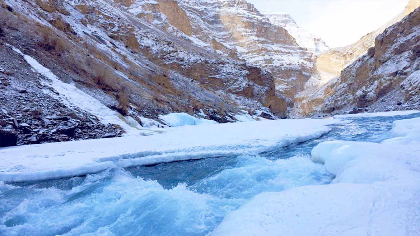 Chadar Trek Frozen River